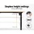 Artiss Motorised Standing Desk, Particle Board, 140cm, White Oak, Adjustable Frame, Eco-Friendly, Anti-Scratch Finish