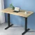 Artiss Motorised Standing Desk, Particle Board, 140cm, White Oak, Adjustable Frame, Eco-Friendly, Anti-Scratch Finish