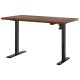 Artiss Motorised Standing Desk, Particle Board, 140cm, Rustic Brown, Adjustable Height, Quiet Operation, Home Office
