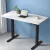 Artiss Motorised Standing Desk, White Particleboard, 120cm x 60cm, Adjustable Height, Ergonomic Office Solution