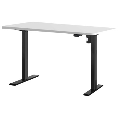 Artiss Motorised Standing Desk, Particle Board, 140cm, White, Height Adjustable, Ergonomic Office Solution