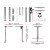 Artiss Motorised Standing Desk, Particle Board, 140CM, White Oak, Adjustable Height, Quiet Operation, Home Office