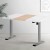 Artiss 120CM Electric Standing Desk, Dual-Motor Adjustable Frame, Metal, 70-120cm Height, White Desktop, Quiet Operation