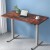 Artiss Motorised Standing Desk, Particle Board, 120CM, Rustic Brown, Height Adjustable, Ergonomic Office Solution