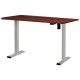 Artiss Motorised Standing Desk, Particle Board, 140CM, Walnut, Adjustable Height, Quiet Operation, Home Office