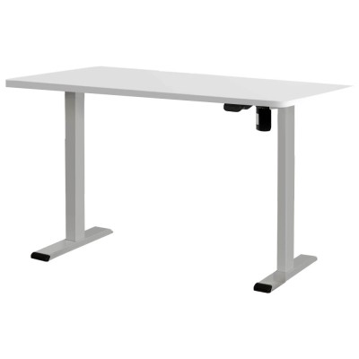 Artiss Motorised Standing Desk, Particle Board, 140CM, White, Height-Adjustable, Quiet Operation, Home Office