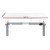 Artiss Motorised Standing Desk, Particle Board, 140CM, White, Height-Adjustable, Quiet Operation, Home Office