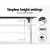 Artiss Motorised Standing Desk, Particle Board, 120cm, Black, Sit-Stand Adjustable, Home Office Ergonomic Solution