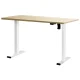 Artiss Motorised Sit-Stand Desk - White Oak 120cm | Adjustable Height for Home & Office Productivity