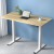 Artiss Motorised Sit-Stand Desk - White Oak 120cm | Adjustable Height for Home & Office Productivity