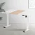 Artiss 120CM White Motorised Standing Desk with Dual-Motor, Adjustable Metal Frame & Smooth Glossy Desktop