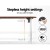 Artiss 140cm Motorised Sit-Stand Desk in Rustic Brown - Adjustable Height, Eco-Friendly, Quiet Operation