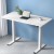 Artiss Motorised Sit Stand Desk, Particle Board, 120cm, White, Adjustable Height, Ergonomic Home Office Solution