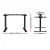 Artiss Motorised Standing Desk Frame, Dual Motor, Black, Adjustable 110-170cm Length, Sit/Stand, Health Boost