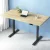 Artiss Motorised Standing Desk, Dual Motor, White Oak, 140cm, Adjustable Height, Ergonomic Workspace Solution