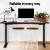 Artiss Motorised Standing Desk, Dual Motor, Rustic Brown, 120cm, Adjustable Height, Ergonomic, Quiet Operation