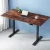 Artiss Motorised Standing Desk, Rustic Brown, 140cm, Dual Motor Height Adjustable Frame, Eco-Friendly, Quiet Operation