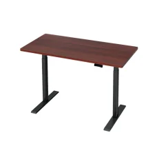 Artiss Motorised Standing Desk, Dual Motor, Walnut Finish, 120cm, Adjustable Height, Ergonomic Workspace Solution