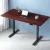 Artiss Motorised Standing Desk Dual Motor Walnut 140cm – Adjustable Height, Eco-Friendly, Quiet Operation