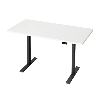 Artiss Motorised Standing Desk, Dual Motor, Particleboard, 140cm, White, Adjustable Height, Ergonomic Office Solution