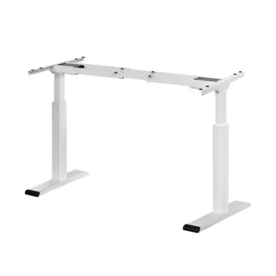 Artiss Motorised Standing Desk Frame, Dual Motor, White, Adjustable 110-170cm, Ergonomic Height Control System