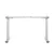 Artiss Motorised Standing Desk Frame, Dual Motor, White, Adjustable 110-170cm, Ergonomic Height Control System