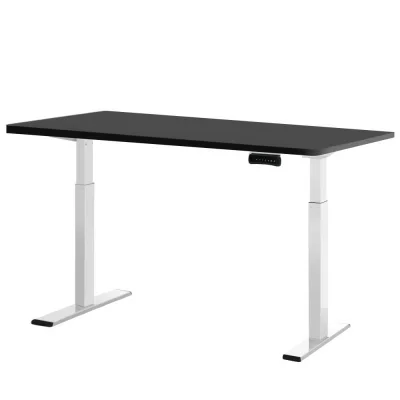Artiss Motorised Standing Desk, Dual Motor Frame, Eco-Friendly Particleboard, 140CM, Black, Height Adjustable Artiss Motorised Standing Desk, Dual Motor Frame, Eco-Friendly Particleboard, 140CM, Black, Height Adjustable