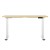 Artiss Motorised Standing Desk, Dual Motor, Particle Board, 140CM, White Oak, Adjustable Height, Eco-Friendly