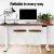 Artiss Motorised Standing Desk, Rustic Brown, 140CM, Dual Motor, Adjustable Height, Eco-Friendly, Quiet Operation