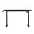 Artiss 140cm Motorised Standing Gaming Desk Black, Steel Frame, RGB LED, USB Charging, Adjustable Height, Mouse Pad