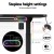 Artiss 140cm Motorised Standing Gaming Desk Black, Steel Frame, RGB LED, USB Charging, Adjustable Height, Mouse Pad