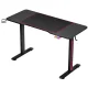 Artiss 140cm Motorised Standing Gaming Desk Black, Steel Frame, RGB LED, USB Charging, Adjustable Height, Mouse Pad