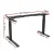 Artiss Standing Desk Frame, Motorised L-Shape, Black, Adjustable 62-128cm Height, Dual-Motor System, Easy Assembly