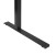 Artiss Standing Desk Frame, Motorised L-Shape, Black, Adjustable 62-128cm Height, Dual-Motor System, Easy Assembly