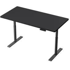 Artiss Motorised Standing Desk, Metal Frame, 140cm, Black, Dual Motors, Height Adjustable, Eco-Friendly Desktop