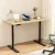 Artiss Standing Desk Motorised Electric Dual Motor 120cm White Oak Adjustable Height Sit Stand Desk Frame