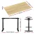 Artiss Standing Desk Motorised Electric Dual Motor 120cm White Oak Adjustable Height Sit Stand Desk Frame