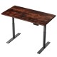 Artiss Standing Desk Motorised Electric Dual Motor 120cm Rustic Brown, Height Adjustable, Metal Frame, Eco Particleboard