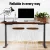 Artiss Standing Desk 140cm Rustic Brown Dual Motor Electric Height Adjustable Sit Stand Desk, Metal Frame, Eco-Friendly