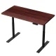 Artiss Motorised Electric Standing Desk, Metal Frame, Walnut Finish, 120cm, Dual Motors, Adjustable Height
