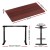 Artiss Motorised Electric Standing Desk, Metal Frame, Walnut Finish, 120cm, Dual Motors, Adjustable Height