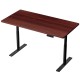 Artiss Motorised Standing Desk, Walnut Particle Board, 140cm, Dual Motor, Adjustable Height, Quiet Operation
