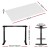 Artiss Motorised Electric Standing Desk, Dual Motor, Metal Frame, 140cm, White, Adjustable Height, Eco-Friendly Artiss Motorised Electric Standing Desk, Dual Motor, Metal Frame, 140cm, White, Adjustable Height, Eco-Friendly