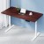 Artiss Motorised Standing Desk, Metal Frame, Walnut, 140CM, Dual Motors, Adjustable Height, Eco-Friendly Design