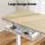 Artiss 120CM Oak Motorised Standing Desk - Dual Motor, Adjustable Height, USB Ports, Quiet Operation, Large Drawer