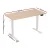 Artiss 140CM Motorised Standing Desk - Oak, Touch Control, Height Adjustable, Quiet Operation, Sit/Stand Reminder