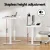 Artiss 120CM Electric Standing Desk, White - Motorised, Height Adjustable, USB Ports, Drawer, Digital Control