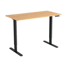 Artiss 120cm Electric Standing Desk, Height Adjustable 73–118cm, Motorised, Steel Frame, Home Office Computer Desk