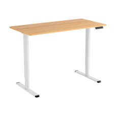 Artiss 120CM Electric Standing Desk, Height Adjustable 73-118CM, Single Motor, Steel Frame, Home Office Computer Desk