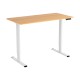 Artiss 120CM Electric Standing Desk, Height Adjustable 73-118CM, Single Motor, Steel Frame, Home Office Computer Desk
